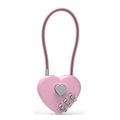 Love Lock Wedding Lock Heart Love Combination Lock School Bag Backpack Trolley Box Concentric Lock Color Zinc Alloy