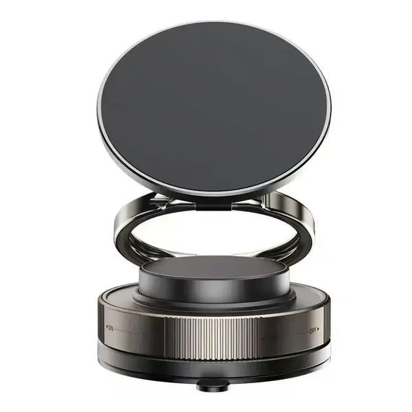 Newest 360 Degree Rotating Magnetic Mobile Phone Holder Vacuum Suction Cup Strong Magnetic Adsorption Car Phone Stand