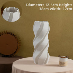 Modern Ceramic Flower Vase 48cm Large Floor Standing Golden Water-Filled European Style Living Room Decorative Flower Pot