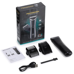 Men’s Electric Hair & Beard Trimmer with LED Light