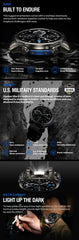 NEW 2025 Zeblaze VIBE 8 Voice Calling 1.43" AMOLED Display Smart Watch Built-in Flashlight Heart Rate Blood Pressure Smart Watch