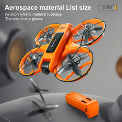 New S156 Quadcopter Aircraft Drone 8K Professional Camera Drone 5G WIFI FPV 4.5 Inch Large Screen Remote Control RC Dron VS V66