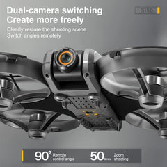 New S156 Quadcopter Aircraft Drone 8K Professional Camera Drone 5G WIFI FPV 4.5 Inch Large Screen Remote Control RC Dron VS V66