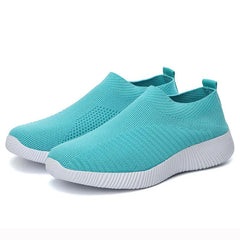 Women Sneakers Slip On Sock Shoes Women Flat Shoes Casual Sneaker Women's Sports Shoes Breather Vulcanize Shoes For Women Zapatillas