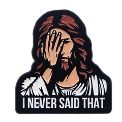 Sacred Jesus Enamel Pins Funny Cartoon Quotes Pin Badge on Backpack Women's Brooches Costume Accessories Fashion Jewelry Gifts