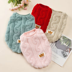 Autumn Winter Pet Cat Clothes Soft Fleece Vest Sweater For Small Dogs Cute Puppy Kitten Pullover Jacket Sphynx Pet Shop Pet Clothing
