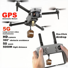 GPS Drone 4K Professional HD Camera Fishing Air Drop 5G 50 Zoom Long Fly Time Brushless Fishing Dron Gift 3000M