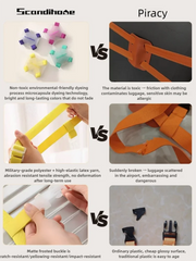 SCANDIHOME Travel  Luggage Strap Adjustable Suitcase Belts Crossed Luggage Suitcase Packing Buckle Elastic Strap Protect Tie