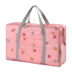 Carry-on Luggage Bag Foldable Travel Duffel Bag Tote Large Capacity Waterproof Portable Storage Bag with Zipper