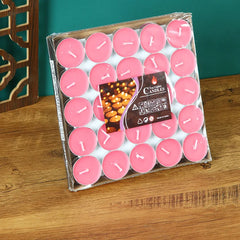 50pcs gift box candlelight small candles create a festive atmosphere. Small candlesticks, smokeless and odorless