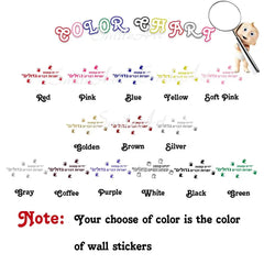 Romantic Hebrew sentence Self Adhesive Wallpaper Vinyl Waterproof Wall Art Decal For Kids Rooms Decoration Wall Sticker Mural