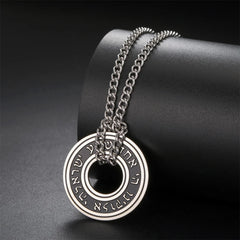 My Shape Hebrew Prayer Necklaces Shema Israel Blessing Stainless Steel Pendant Necklace Star of David Jewish Jewelry Wholesale