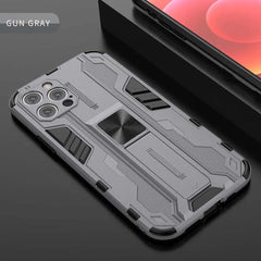 Shockproof Armor Magnetic Case For iPhone 15 14 13 Pro Max 12Mini 11Pro XS Max XR 7 8 Plus 15Plus Holder Bumper Hard Phone Cover