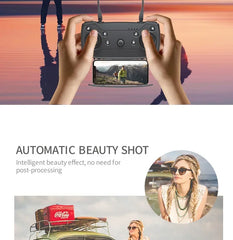 E88 ProIntelligent Folding Drone Supports single/Dual Camera Switching 4KPicture Quality+Wide-angle Shooting WiFiDirect Real-Tim