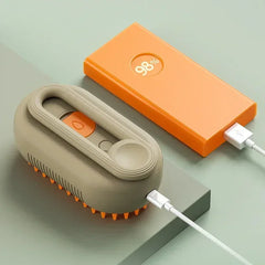 3-in-1 Steam Pet Brush – Spray Massage Grooming Comb Pet Shop