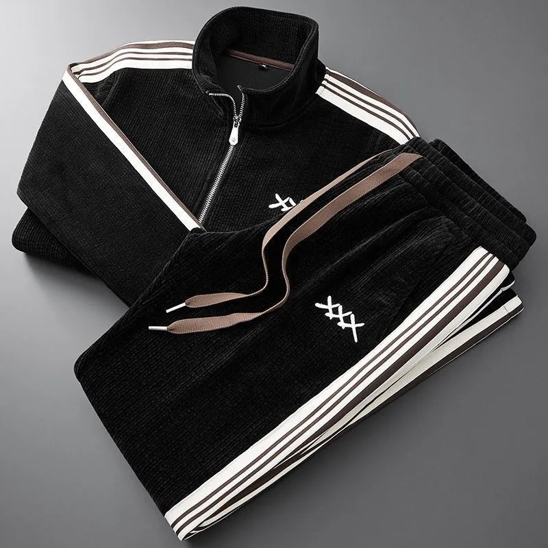 Men & Women Winter Slim Embroidered Tracksuit Set – Men & Women Casual Sportswear
