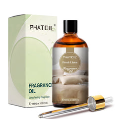 PHATOIL 100ml Aroma Fragrance Oil Fresh Linen Bubble Gum Baby Powder Angel Aromatherapy Essential Oils For Skin Candle Making