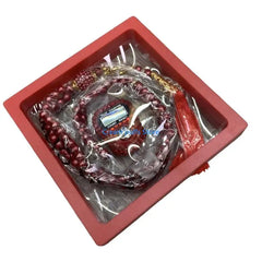 50LE Tasbih Prayer Beads Wrap Bracelets with Counter Tasbih Prayer 99 Worry Beads