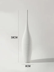 Minimalist Handmade Art Zen Vase Ceramic Decoration Living Room Model Home Decoration Black and White Art Vase Hand Drawing Home Decor