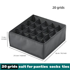 Socks & Underwear Organizer Box – Washable Drawer Storage