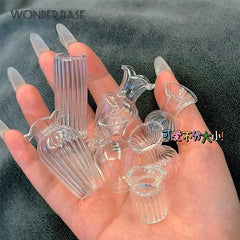 Creative Cute MINI Glass Vase Hydroponic Terrarium Art Hydroponic Table Vase Glass Crafts DIY Aromatherapy Bottle Home Decor