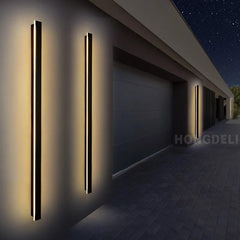 Waterproof outdoor wall light LED long wall light IP65 aluminum Garden villa porch decorative light 110V 220V outdoor  lighting