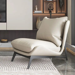Upholstered Single Corner Sofa Lounge Leisure Armless Lazy Chair Comfy Accent Chair for Living Room Bedroom Reading Room Recliner-Living Room Furniture