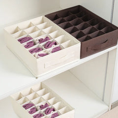 Socks & Underwear Organizer Box – Washable Drawer Storage