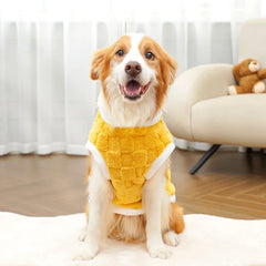 1.5-25kg Flannel Dogs Clothes Winter Warm Sweater Pet Clothing Golden Retriever Dog Coats Sweatshirt Pets Puppy Pullover Vest Pet Shop Pet Clothing