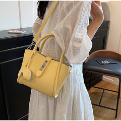 Fashion Leather Tote Bag – Versatile Casual Commuter Bag