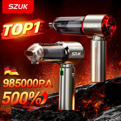 SZUK C012MAX Wireless Car Vacuum Cleaner – Strong Suction Portable