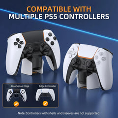 For PS5 Controller Mini Charging Dock Fast USB Charge Station for PlayStation 5 DualSense Edge Controller with Charger Indicator