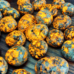 1PC/3PCS/5PCS 10-50mm Natural Yooperlite Tumbled Stones Crystal Minerals-UV Fluorescent,Glitter,Healing Crystal,Gift