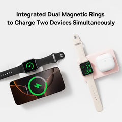 Baseus 27W Magnetic Power Bank 10000mAh 15W Wireless Charging External Battery For iPhone iWatch AirPods Samsung Xiaomi Poco