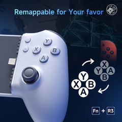 EasySMX M15 Mobile Phone Gamepad Type C Hall Mechanical Controller for Android Phone iPhone 15/16 Cloud Gaming Xbox Game Pass