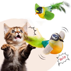 Cat Toys For Indoor Cats Interactive Cat Toy Realistic Bird Sound Cat Toy Plush Cat Toy Catnip Cat Toy for Cats Kitten Toy Pet Shop