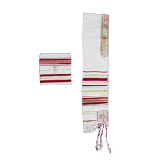 JKRISING Messianic Jewish Tallit Blue and Gold Prayer Shawl Talit and Talis Bag Prayer scarfs