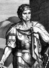 Roman Emperor Poster Historical Wood Engraving Prints Augustus Caligula Caesar Canvas Painting Wall Art Pictures Home Room Decor