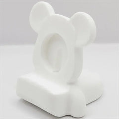 Mickey Mouse Charger Stand Minnie Desktop Holder for Apple Watch 9 8 7 6 5 4 iWatch 3 2 1 SE Cartoon Silicone Charging Base