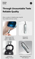 Essager Usb C Hub Usb Type-c to HDMI-compatible Laptop Dock Station For Macbook Pro Air M1 M2 Extensor USB 3.0 Adapter Splitter