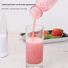 Electric Juicer Cup 6 Blades Blender Milkshake Machine USB Portable Fruit Milk Mixing Tool Mini Fresh Juice Blender Kitchen