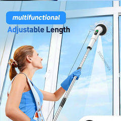 Electric Spin Scrubber, Bathroom Cordless Cleaning Brush Power Scrubber with  Replaceable Brush Heads, Electric Cleaning Brush