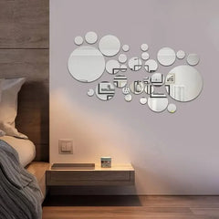 Acrylic Mirror Wall Sticker Round Decorative Mirror