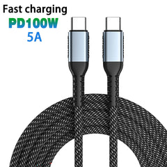 UGOURD PD240W Ultra Fast Charge Cable Type USB C 100W Type C Charger Cable for iPhone 15 Xiaomi MacBook Pro with E-Marker Chip