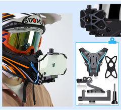Motorcycle Helmet Phone Stand Mount Holder For GoPro Hero Insta360 Action Sports Camera Holder Motorcycle Camera Accessories