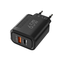 PD 65W GaN Charger USB C Fast Chargering Adapter For Samsung S23 S22 iPhone 15 14 Xiaomi Huawei LG Quick Charge 3.0 USB Charger