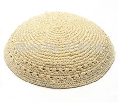 16/17cm HANDMADE KNITTED YARMULKE KIPPAH