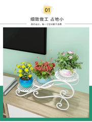 Metal Succulent Stand – Mini Desktop Plant Display Rack Home Decor