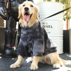 HOOPET 3XL-7XL Winter Thick Big Dog Clothes Lambs Wool Jacket for Medium Large Dogs Windproof Coat Pet Shop Pet Clothing