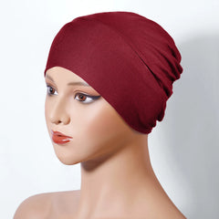 Women's Hijabs Sport Modal Islamic Black Undercap Muslim Abaya Hijabs Abayas Jersey Turbans Turban Instant Head Wrap Women Cap